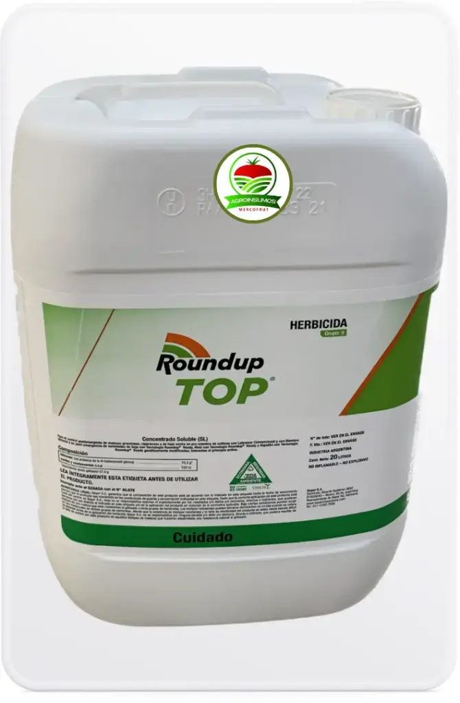 Glifosato 70% Roundup Topx 20 Lt.